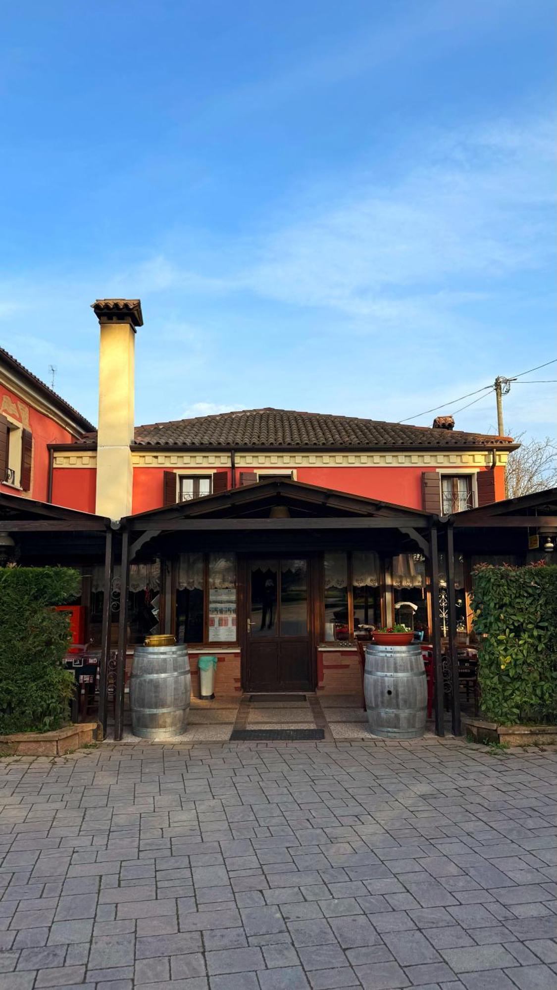 La Busa Camere E Trattoria Ponte San Nicolò Exteriör bild