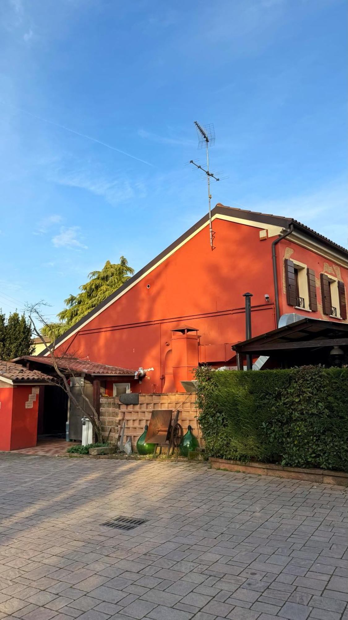 La Busa Camere E Trattoria Ponte San Nicolò Exteriör bild